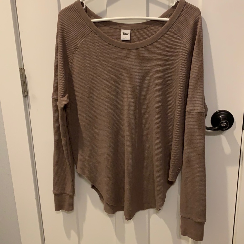 TNA Waffle Long Sleeve Top